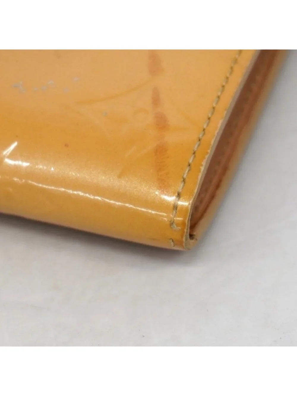 Louis Vuitton Wallet Vernis Pochette Porte-Monnaie Cles Noisette